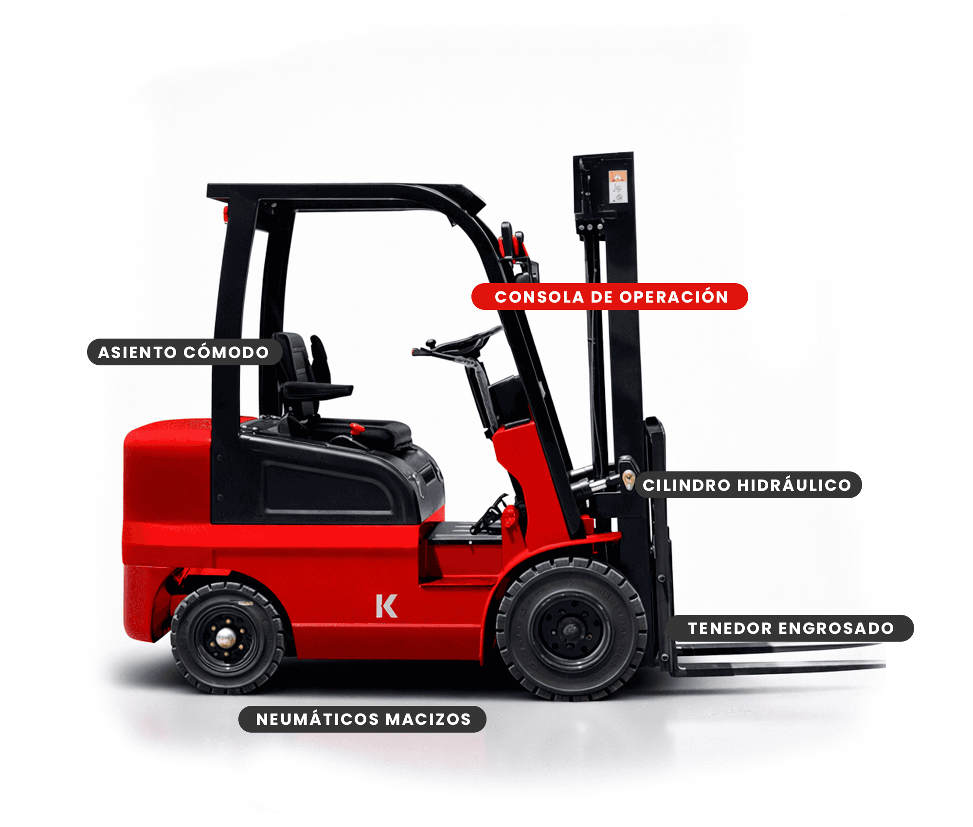 Montacargas Eléctrico 2T